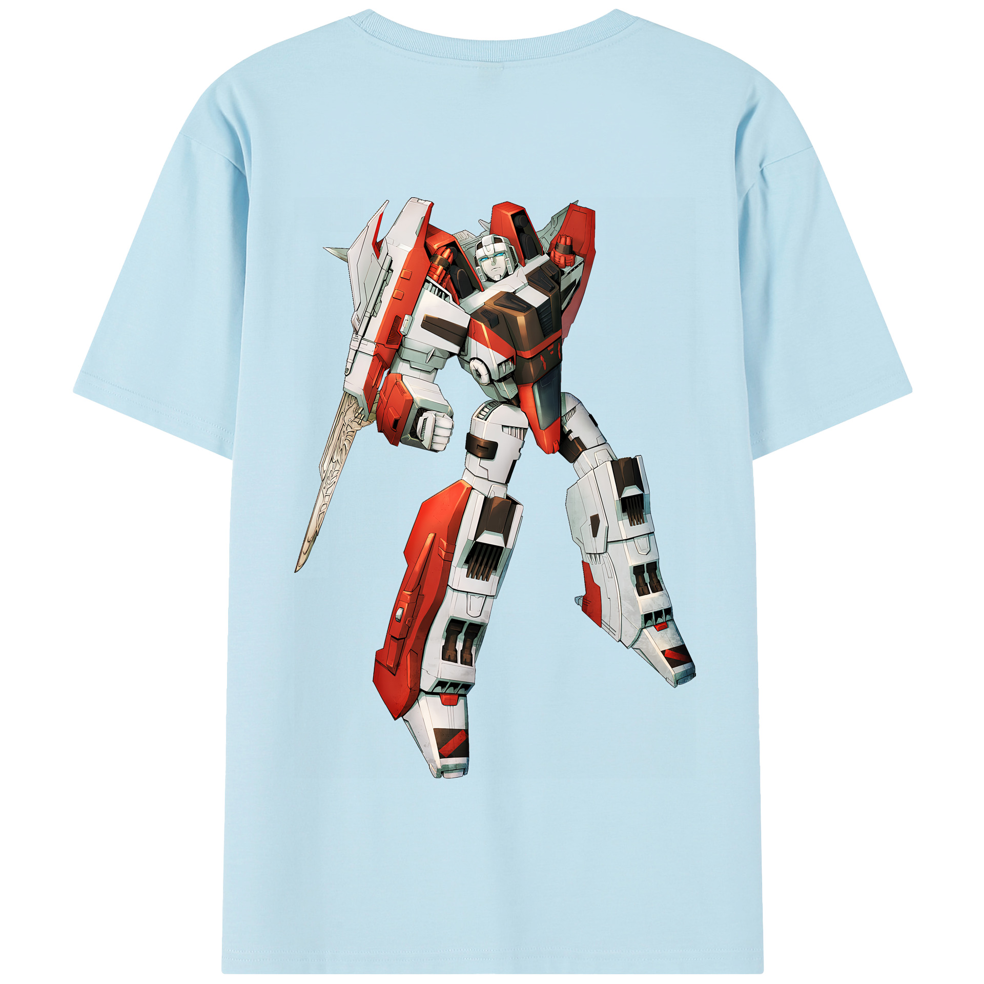 （画像用） Transformers トランスフォーマー 綿100％半袖Tシャツ（背面プリント）